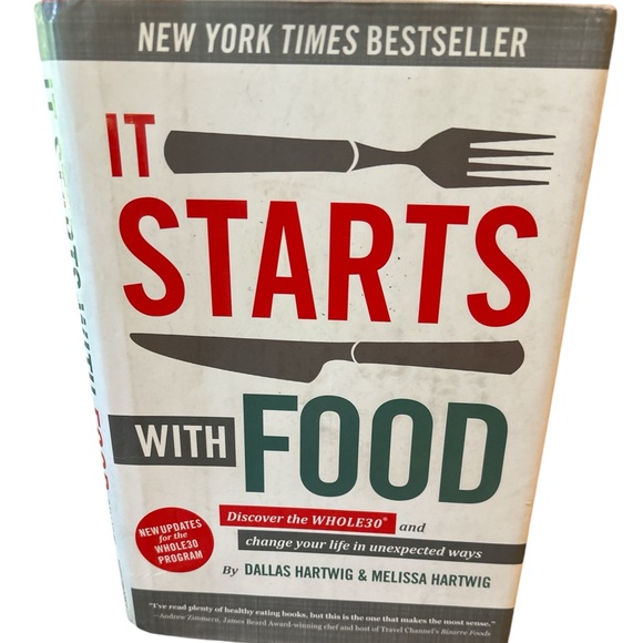 New York Times Best Seller It Starts With Food Hardcover Book - Picture 1 of 5